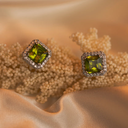 Peridot Studs