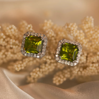 Peridot Studs